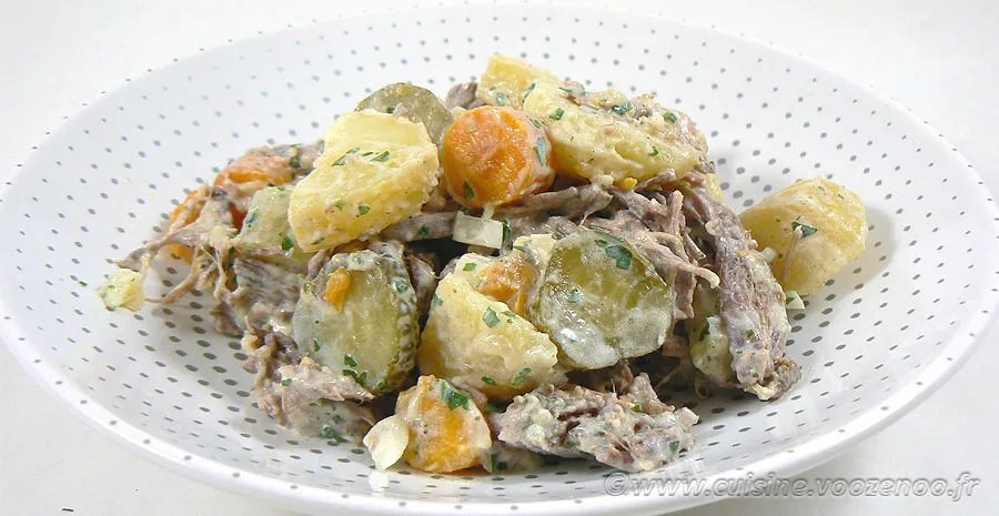 Salade de bœuf et pommes de terre
