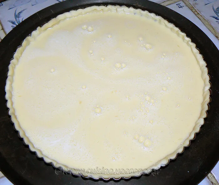 Tarte flan au citron meringuée etape2