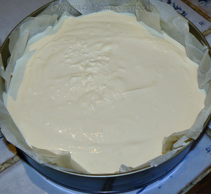 Cheesecake au caramel etape2