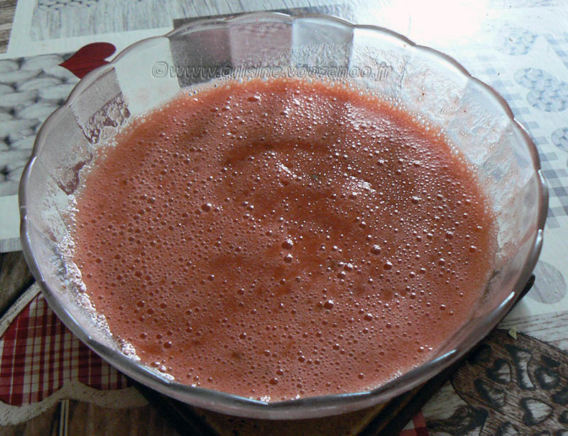 Tarte panna cotta citron, compotée de fraises etape2