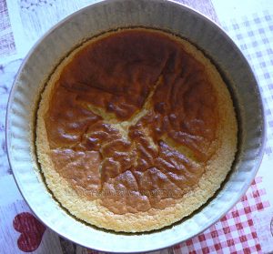 Cheesecake japonais fin