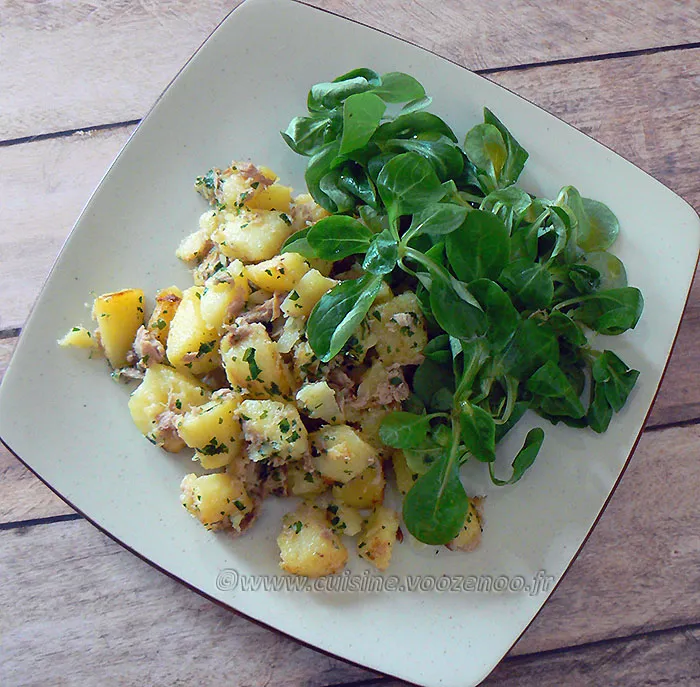 Pommes de terre sautées au thon fin2