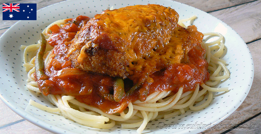 Poulet parmigiana ou Chicken parma slider