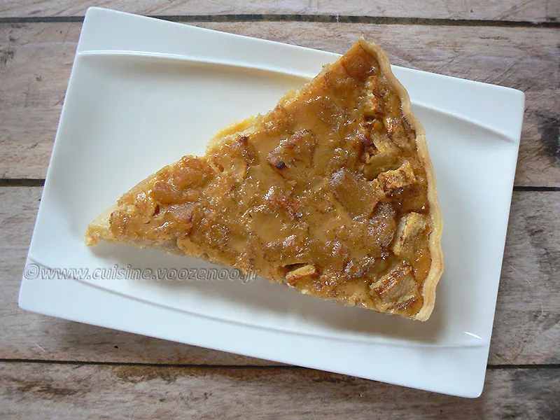 Tarte aux pommes au lait concentré non sucré fin2
