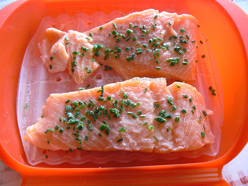 Rillettes de saumon frais et ses baies roses etape1