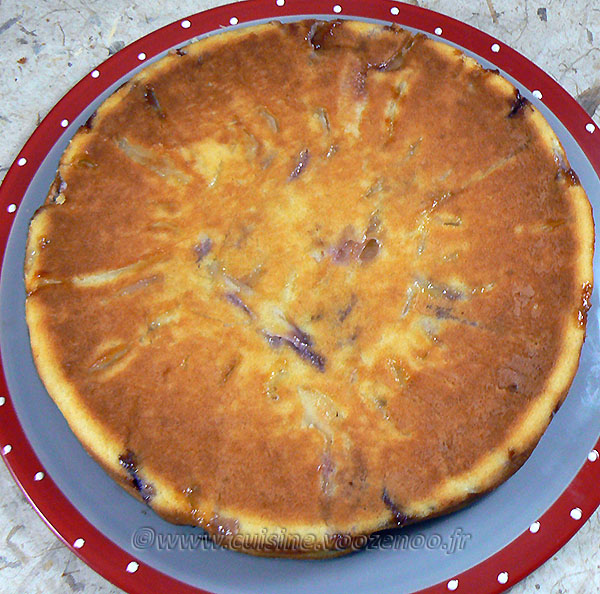 Gâteau aux pommes, myrtille et vanille fin2