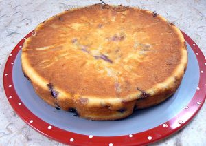 Gâteau aux pommes, myrtille et vanille fin3