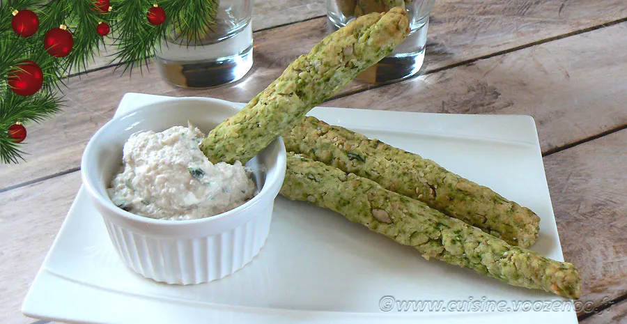 Gressins cresson, comté et graines