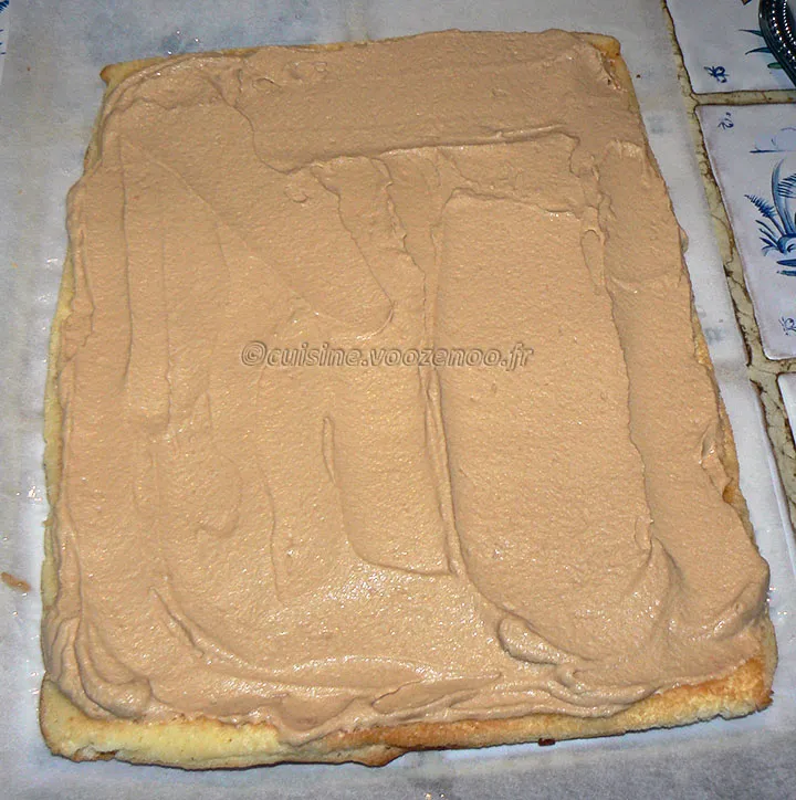 Bûche au spéculoos etape7