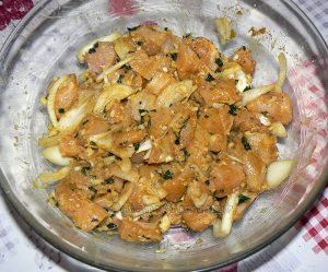 Kebab reshmi de poulet et chutney de menthe etape2