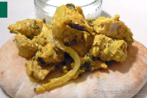Kebab reshmi de poulet et chutney de menthe