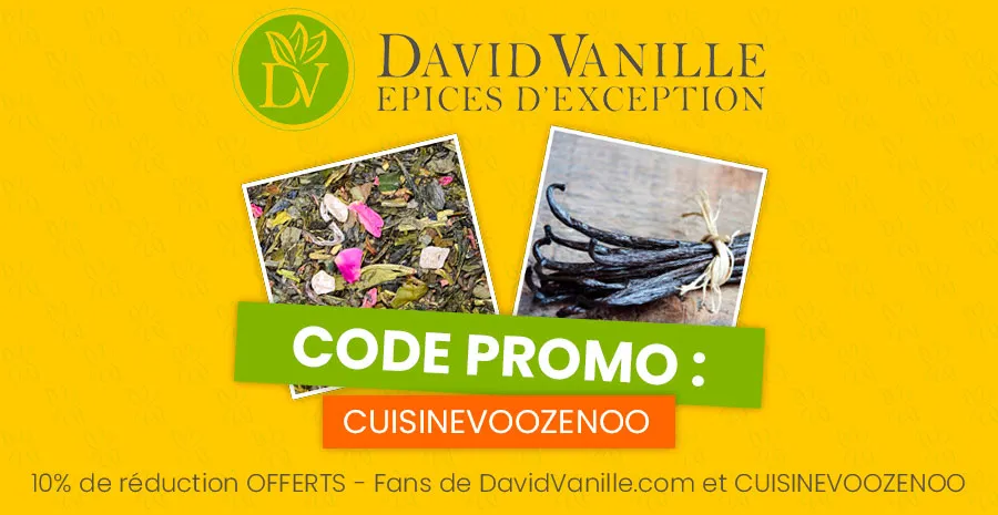 Code promo 2 David Vanille