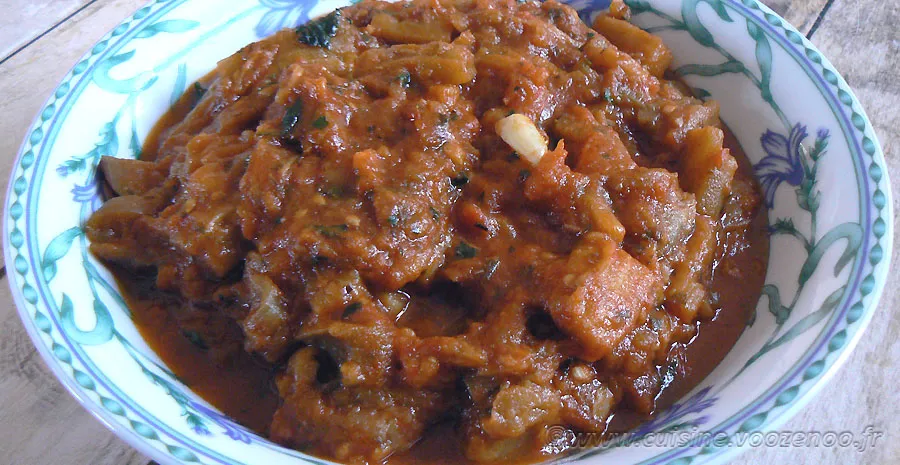 Zaalouk d'aubergines marocain