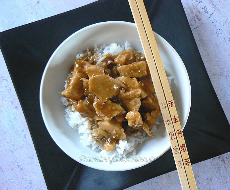 Poulet caramélisé aux graines de sésame fin2