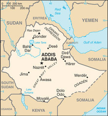carte ethiopie
