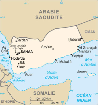 carte yemen