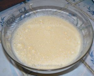 Crème renversante au caramel et biscuit breton etape1