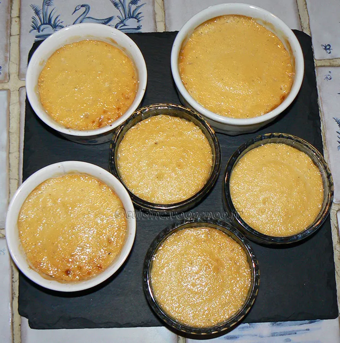 Crème renversante au caramel et biscuit breton fin