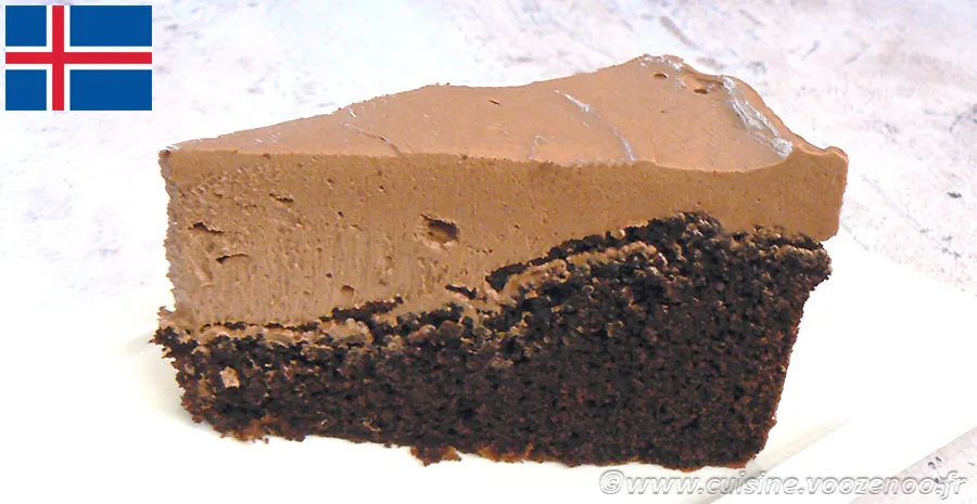Skúffukaka - Brownie Islandais