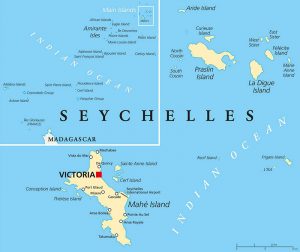 Carte Seychelles
