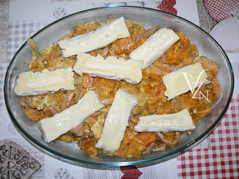 Butternut gratinée au camembert etape6