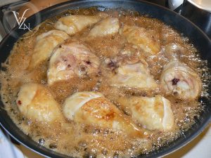 Cuisses de poulet caramélisées au sirop d'érable etape3