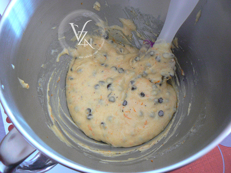 Muffins à l’orange et pépites de chocolat etape3