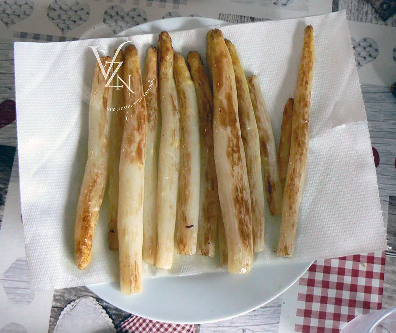 Asperges rôties aux fraises et basilic etape6