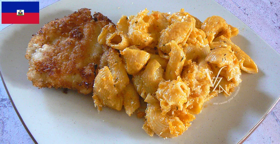 Macaroni gratiné haïtien