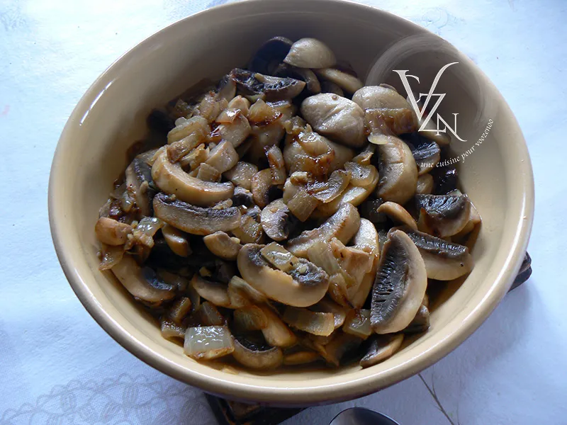 Steak Worcester et champignons etape3