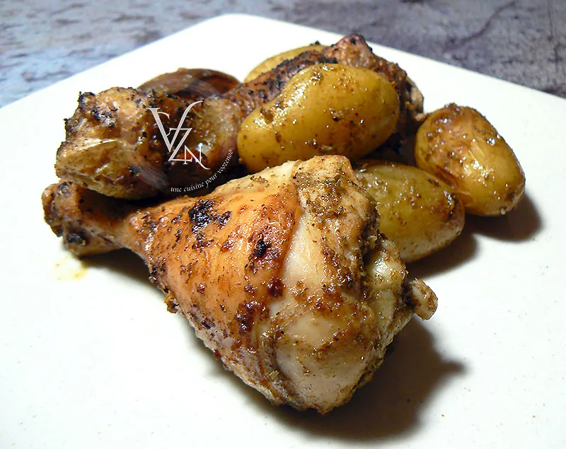 Pilons de poulet rôtis somalien fin