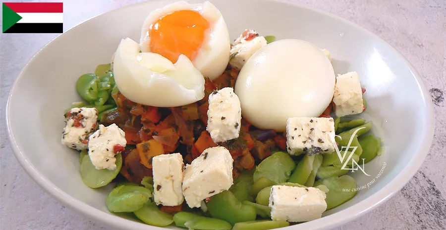 Foul du Soudan - Salade de fèves
