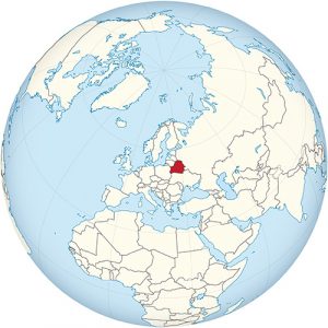 globe bielorussie