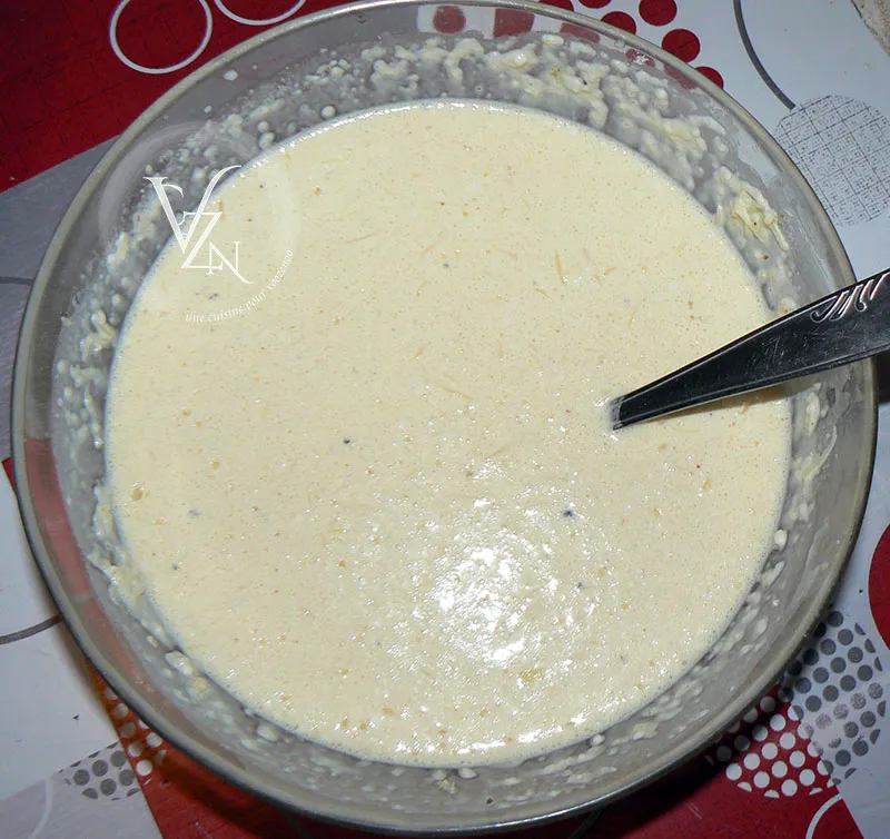 Quiche sans pâte aux carottes et poisson blanc etape3