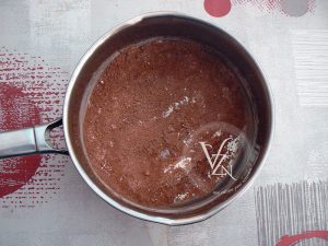 Crème au cacao étape1