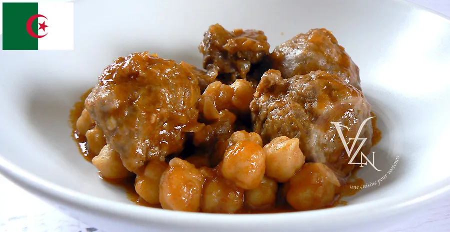 Mtewem en sauce rouge - Algérie