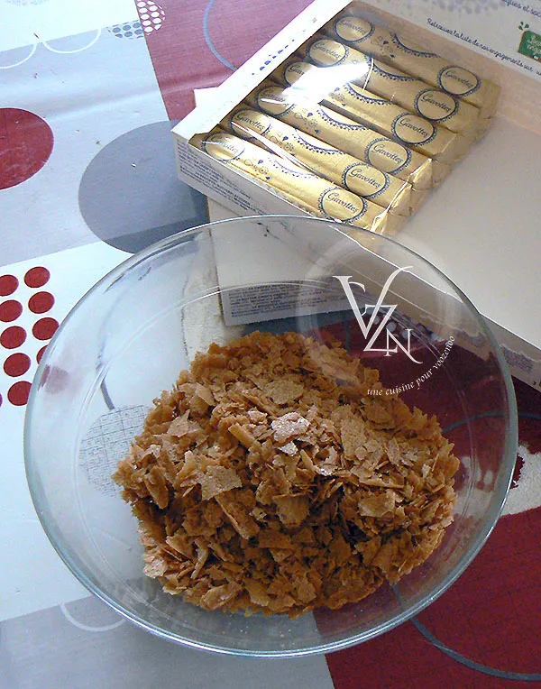 Bûche aux marrons du Chef Sylvain etape17