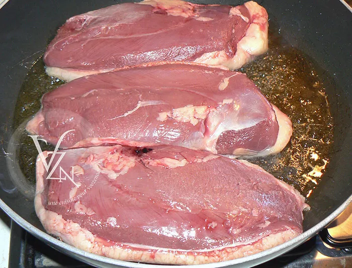 Magret de canard, sauce aux châtaignes etape3