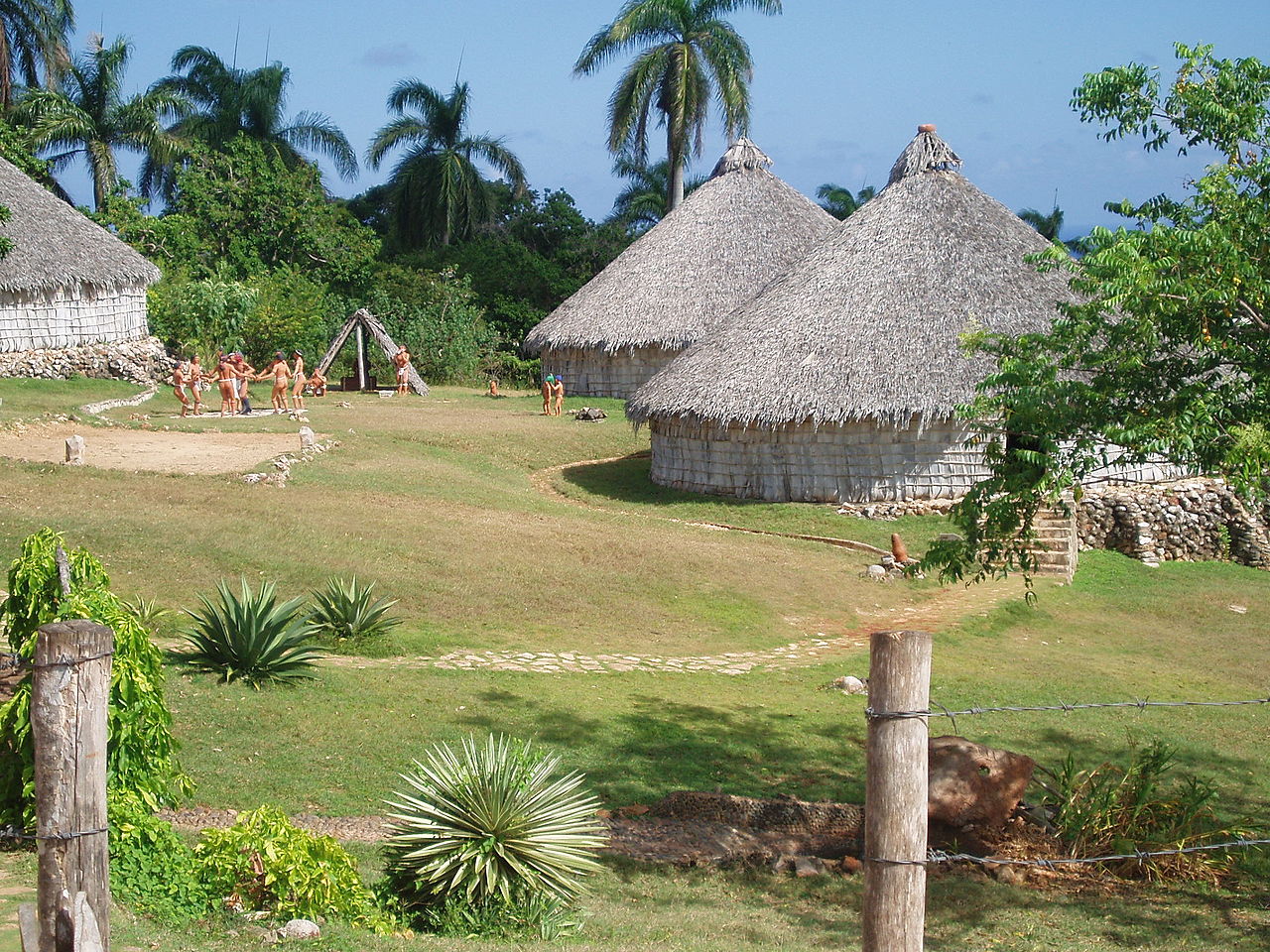 Reconstruction village tainos