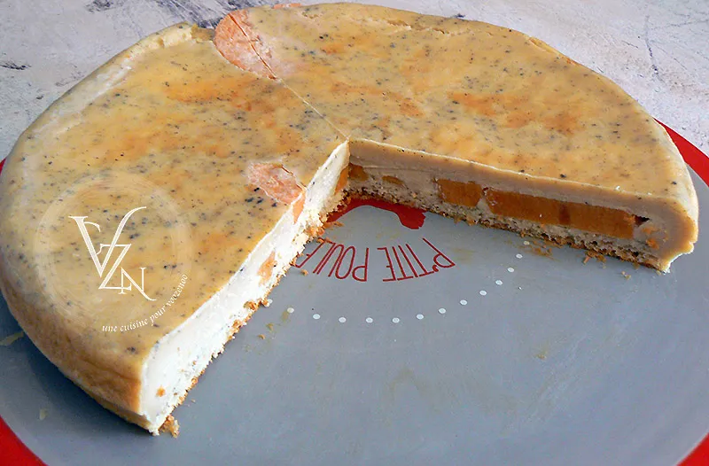 Gâteau magique à la vanille et kaki fin3