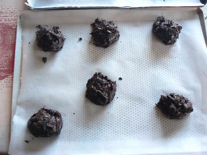 Cookie "Nuage" au chocolat noir etape6