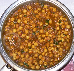 Channa massala, curry de pois chiches pakistanais fin