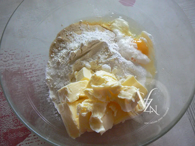 Szarlotka, gâteau polonais aux pommes etape3
