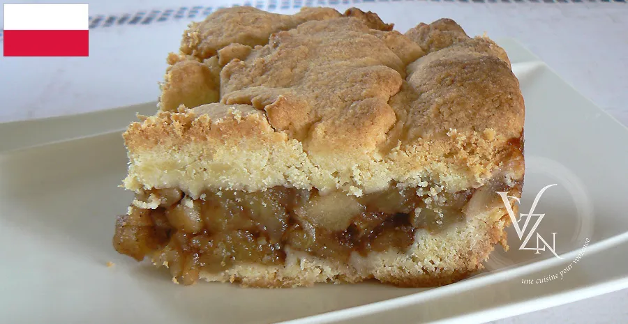 Szarlotka, gâteau polonais aux pommes