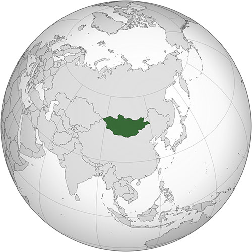 Globe mongolie