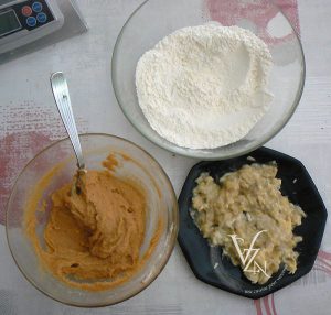Biscuits banane et arachide - Vanuatu etape1