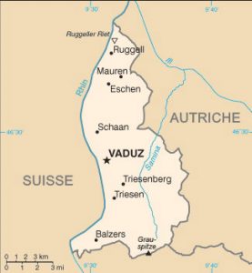 carte Liechtenstein