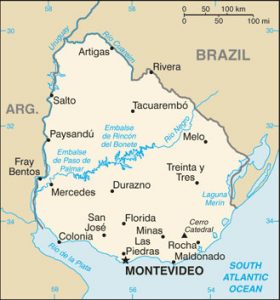 carte Uruguay