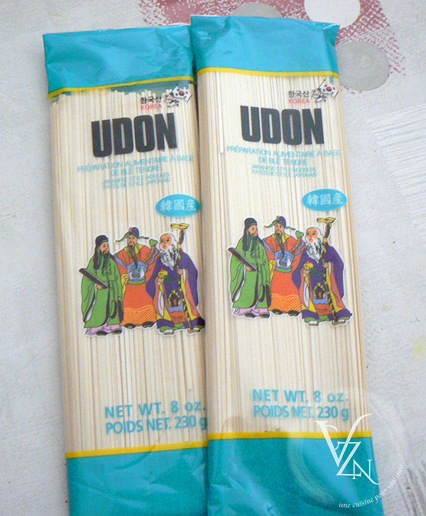 Bœuf à la coréenne, nouilles Udon etape2
