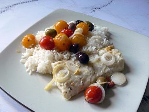 Dos de lingue, tomates cerises et olives fin3